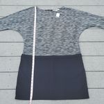 Loft NWT  3/4 Sleeve Marled Top Shift Dress Photo 6