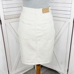 IZOD  A Line Stretch Twill Casual Skirt Tan 4‎ Photo 3