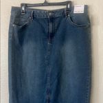Marc New York Women's Blue long Denim Skirt  Size 16 Photo 1
