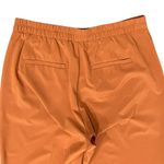 Banana Republic Satin-Like Tapered Pants Burnt Orange Size S Polyester Spandex Photo 9