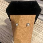 Handmade Teal Sparkle Lightning Bolt Earrings Blue Photo 2