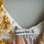 Abercrombie & Fitch Yellow Floral Off The Shoulder Prep Mini Dress Size Medium Photo 4
