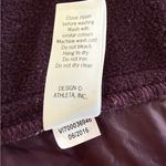 Athleta Women’s XXS Purple Quilted Long Sleeve Hooded Fleece Lined Zip Jacket Photo 9