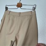 St. John Sport beige cotton gauze woven bootcut dress pants size 4 old money Photo 8