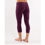 Lululemon Wunder Under Crop Plum Legging Size 4 Photo 1