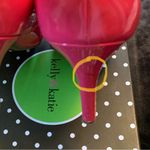 Kelly & Katie fuschia patent leather open-toe pumps Size 7.5 Photo 6