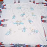 Vintage 90s Tshirt Dress White Size XXL Photo 1
