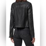 All Saints Cargo Biker Leather Jacket Photo 2