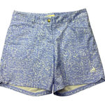 Adidas Women's Small Blue White Patterened Golf Shorts Photo 0