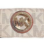 Michael Kors Cream Fulton Snap ID Wallet Photo 0