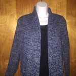 Derek Heart Heathered Blue Open Front Cardigan Size Medium Photo 1