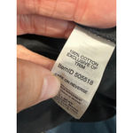 LL Bean Womens Black 1X Plus 3/4 Sleeve V Neck Cotton Split Neck Tunic Top Photo 5