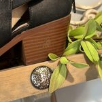 Qupid Western Black Embroidered Cut out Chunky Heel Shoe Boutique Womens 7 Photo 3