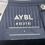 AYBL ‎ Reflex Seamless Long Sleeve Crop Royal Blue NWT Large Photo 2