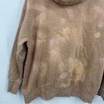 Nike Custom Bleach Splatter Hoodie Size Medium Tan Photo 4