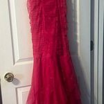 Hailey Logan Hot pink sparkly prom dress Photo 0