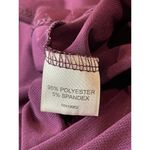 Van Heusen  Sleeveless Stretch V-neck Ruffled Purple Top XS Photo 7