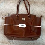 Dooney & Bourke Brown Leather Tote Bag Photo 5