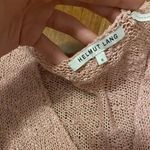 Helmut Lang Irregular Silk Sweater in pink Photo 6