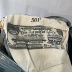 Levi's  Womens 501 Size 28 Distressed Cutoff Shorts Light Wash Button Fly Hi Rise Photo 3