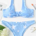 SheIn blue and white star bikini Photo 0