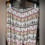 Angel Dear bamboo pajamas set Christmas fair isle reindeer print long sleeve tee Red Size M Photo 7