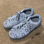 Cute Star Shoes! Blue Size 9 Photo 0
