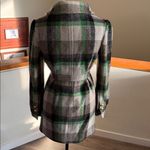 Juicy Couture Vintage green Plaid Double-Breasted Women's wool Coat Photo 1