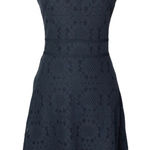 Brixon Ivy Women’s Navy Blue Lace Overlay Fit & Flare Dress Size2 Photo 0