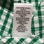 Cato  plus size 14/16W Cape Town jelly bean blouse green and white checkered nwt Photo 9