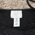H&M GLITTERY BLACK TANK TOP Photo 2