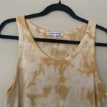 Elizabeth and James  Yellow Tie-Dye Tank Top Size XXL Photo 2