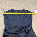 After Six  6888 Strapless Corset Satin Gown Midnight Navy Blue 6 Photo 5