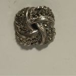 Kate Spade New York Double Knot Earrings Titanium Posts Silver Classy Dress Up Photo 2