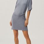 Anthropologie  daily practice side twist tee dress in folkstone grey Photo 1