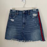 Abercrombie & Fitch Zoe Natural Rise Vintage A-line jean skirt Photo 0