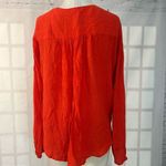 Free People  Long Sleeve wrap high low Top Size Small Photo 7
