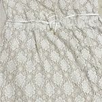 Apt. 9 Women’s Dress 👗 Fit & Flare White Lace Sleeveless 2X Nude lining Satin Belt Tie Photo 7