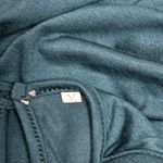 Bluetime Teal Crochet Detail Long Sleeve Cold Shoulder Knit Top Size Medium Photo 5