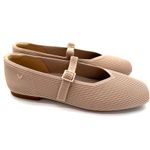 Vivaia Margot Mary Jane Comfort Old Money Washable Arch Support Flats Almond 10W Size undefined Photo 1