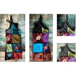 Vintage Rising International Sleeveless Top Large Distressed Boho Hippie Peace Black Size undefined Photo 7