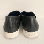 Vince  Blair Black Perforated Leather Pointed Toe Slip On Sneaker Size 8M Photo 4
