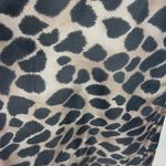 Rebecca Taylor Leopard Silk Shift Dress 10 Mobwife NWT Chocolate Animal Print Photo 4