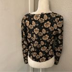 Nasty Gal  Nothing Bud Flowers Cropped Floral V-Neck Button Up Blouse 6 Prints Photo 1