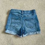 Universal Threads  high rise midi blue button front shorts in size 2 / 26 Photo 1