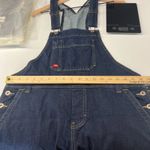 Dickies  Relaxed Fit Bib Overalls Womens Small Blue Denim Cotton Straight Leg Photo 11