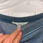 easel  Blue Animal Print Sweatshirt Women’s Small Photo 4