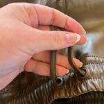 Dollhouse NWT Faux Vegan Leather Joggers Pants Green ( Brand) Size Medium Photo 8