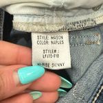 Lovers + Friends Distressed Mason Naples Raw Hem Blue Hi Rise Skinny Jeans 25 Photo 6