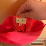 Milly Cady Mini Slip Dress in Fluo Pink Photo 3